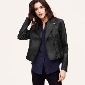LOFT Black Moto Jacket